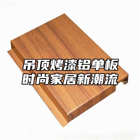 吊顶烤漆铝单板时尚家居新潮流