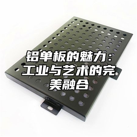 铝单板的魅力：工业与艺术的完美融合