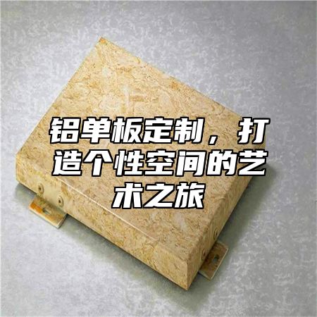 铝单板定制，打造个性空间的艺术之旅