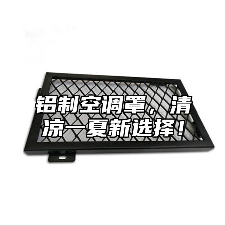 铝制空调罩，清凉一夏新选择！