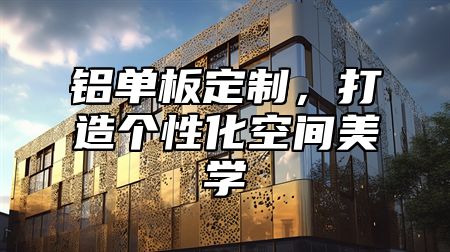 铝单板定制，打造个性化空间美学