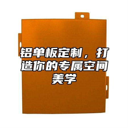 铝单板定制，打造你的专属空间美学