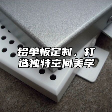 铝单板定制，打造独特空间美学