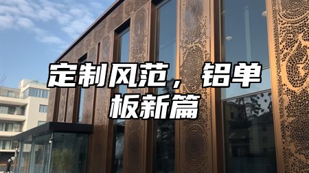 定制风范，铝单板新篇