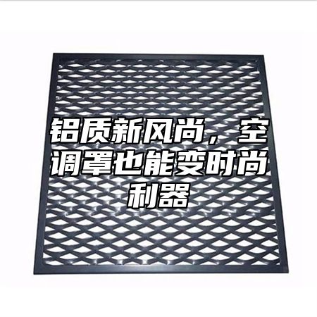 铝质新风尚，空调罩也能变时尚利器