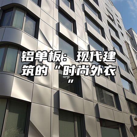 铝单板：现代建筑的“时尚外衣”